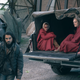 Image of Elisabeth Moss and Madeleine Brewer in Hulu's The Handmaid's Tale
